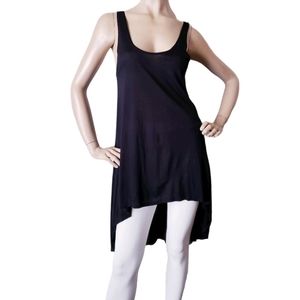 Heart & Hips Black High Low Tunic Top